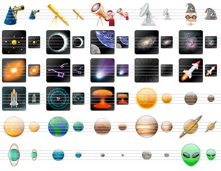 Space Icons Screenshot